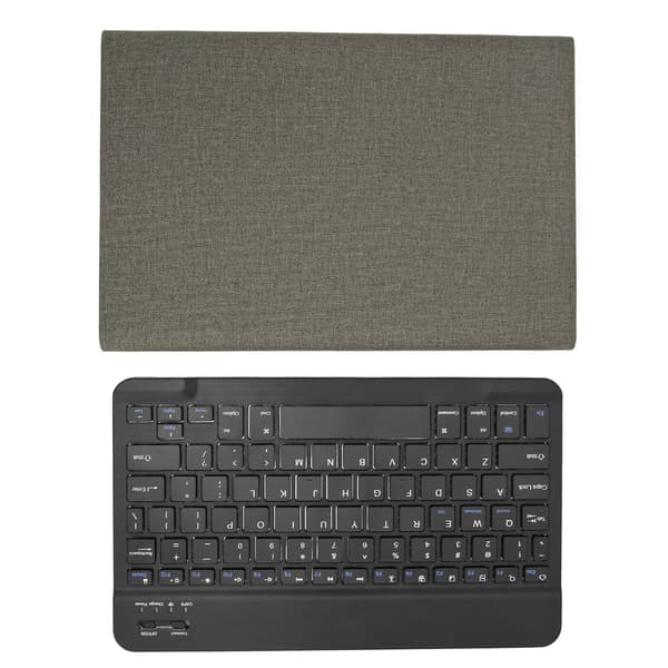 Wireless Keyboard Ergonomic Design Waterproof Tablet Wireless Keyboard with Keyboard PU Case for T40 PLUS
