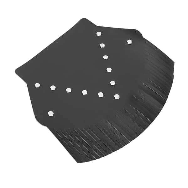 Motorcycle Rear Fender Mudguard Motorcycle Modification Mudguard Decoration (Black)