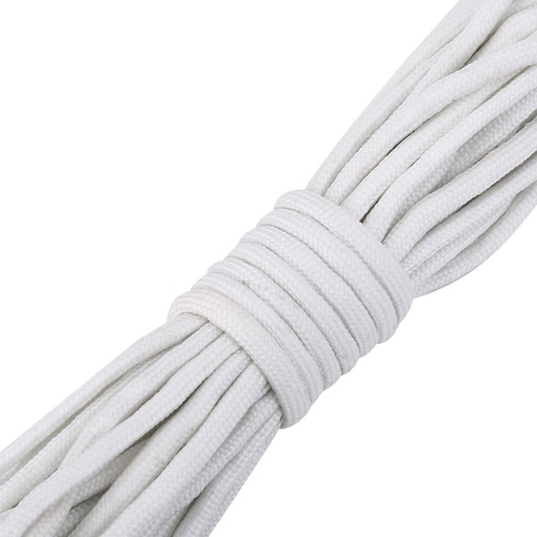 Luminous Paracord Cord Lanyard 9 Cores Outdoor Survival Glow in the Dark Fallskärmsrep Vit