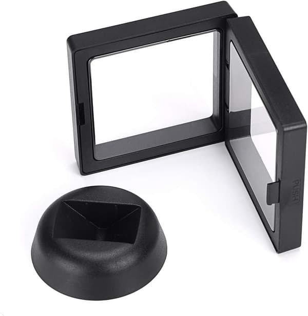 3D-flytande displayfodral, displayram, genomskinligt displayställ, Kompatibel med[LD]