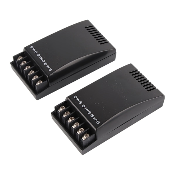 2-kanavainen auton stereon crossover 100W teholla 12V Oikea ääni ABS-kuori auton kaiuttimen crossover ajoneuvoille