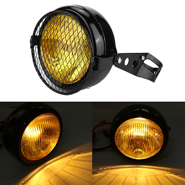 12V Motorcykel Cykel Modifiering Strålkastare & Lampskärm & Monteringsfäste