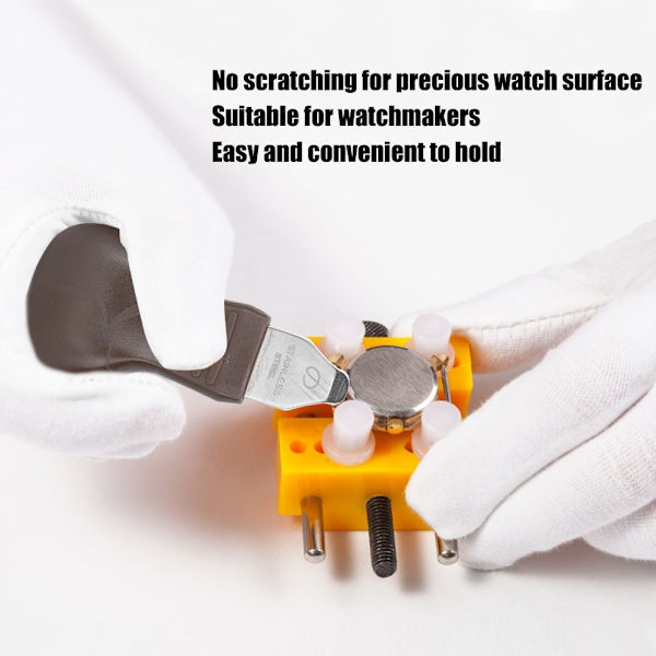 4st Metal Plastic Watch Pry Watch Case Remover Watch Reparation Tool Kit Brown
