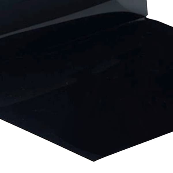 Bilsolfilm til Vindue - Gennemsigtig Sort UV-Beskyttelse Varmeisolering Solfilm 50cmx2m