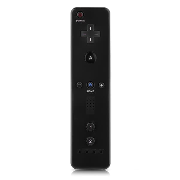 Spilkontroller med analog joystick til WiiU/Wii-konsol (sort)