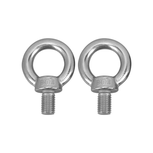 2 stk rustfrit stål løfteøje bolt Heavy Duty Marine Grade Ring Skruer BoltsM20