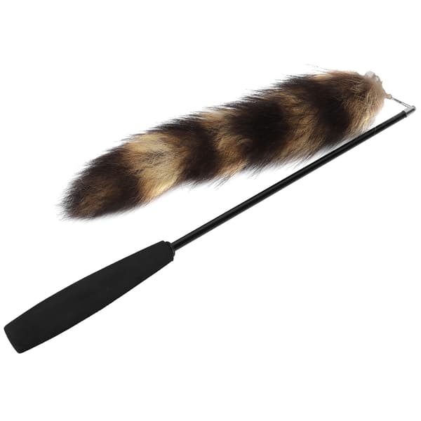 Cat Artificial Tail Playing Sticks Toy Pet Retractable Wand Funny Rod Interactive Toy