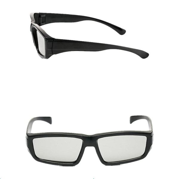 2st Cinema Vuxen 3d Glasögon 3d Stereoskopisk 3d Polarized Glasses-bio-TV black adult