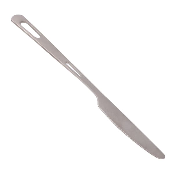 Titanium Bestick Utomhus Camping Servis Portabelt Flatware för Backpacking Vandring och Picknickkniv