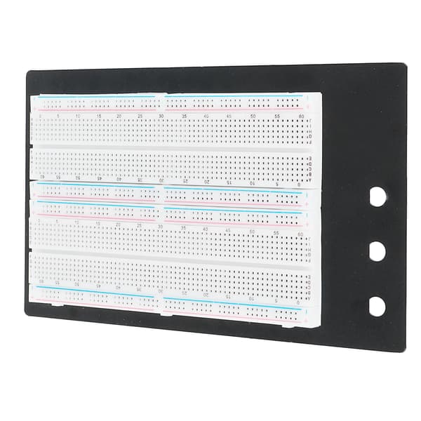 Loddefrit Breadboard 1660 Punkter med 65 Jumperledninger 3 Bindingsstolper til Prototyping af Kredsløb