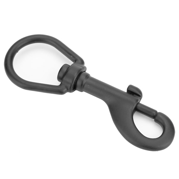 316 rustfritt stål enkel krok med svingbart øye Snap Scuba Diving Accessory (100MM, svart)
