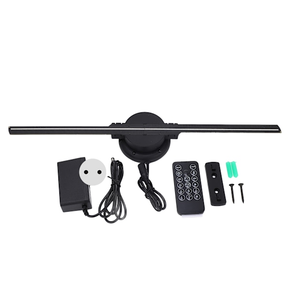 3D-hologramtuuletin 256LED 400x400mm WiFi-kaukosäädin 3D-hologrammprojektori mainosnäyttö 100‑240V