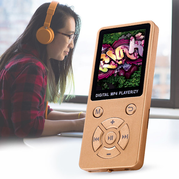 Mini LCD-skærm MP4 Mediaafspiller Support 32G TF-kort Ultratynd Mp4-afspiller med FM E-bog