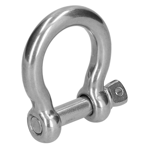 Skruvestift Ankere Shackle Bågform 304 Rustfritt Stål Kjede Wire Rope Tilkobling Løfteverktøy 10 stk M6
