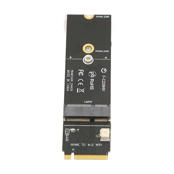 M.2 A+E -liitäntä M.2 M -liitäntäkortti Kestävä Vaka M.2 A+E -liitäntä M.2 M -liitäntä SSD Riser-kort verkkokortille M.2 SSD