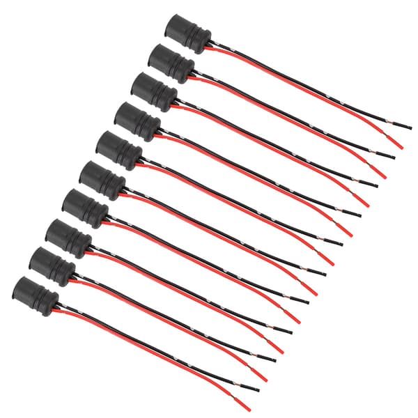 10 pcs/set Soft Male Bulb Socket Holder for Car Bikes