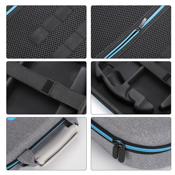 Bærbar vandtæt opbevaringspose til Ring Fit Accessory Bag - Switch Grå