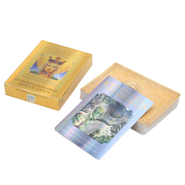 English Language Goddess Tarot Cards Deck Interactive Board Game Divination Tarot Card