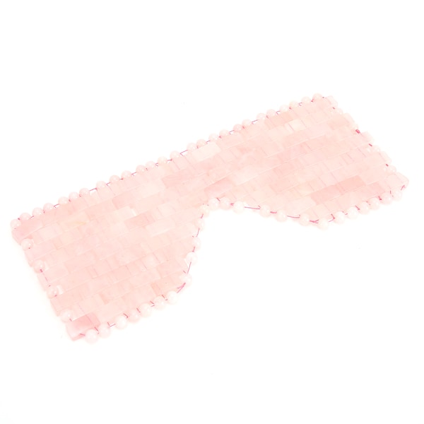 Jade Stone Eye Mask Kylning Sova Ögonmask Kallterapi Ögonbehandling MassagerRose Quartz