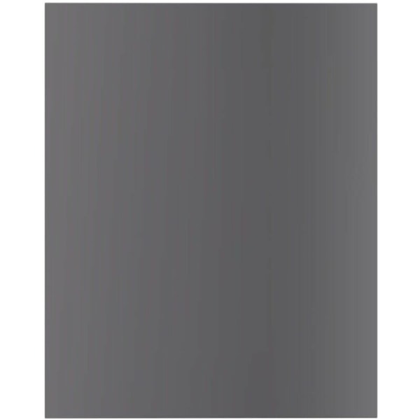 Bokhyllepaneler 8 stk Blank grå 40x50x1,5cm Sponplate