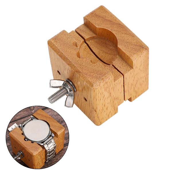 Klockfodral av trä, rörelsehållare, klämma, reparationstillbehör (B-1)
