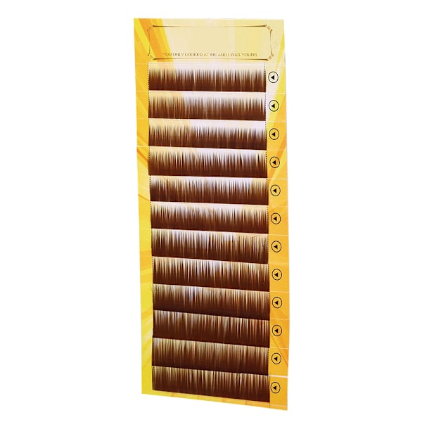 Blandad Mörkbrun False Eyebrow Extension Fake Eyebrow Enhancer Individuella ögonbryn 5-8 mm