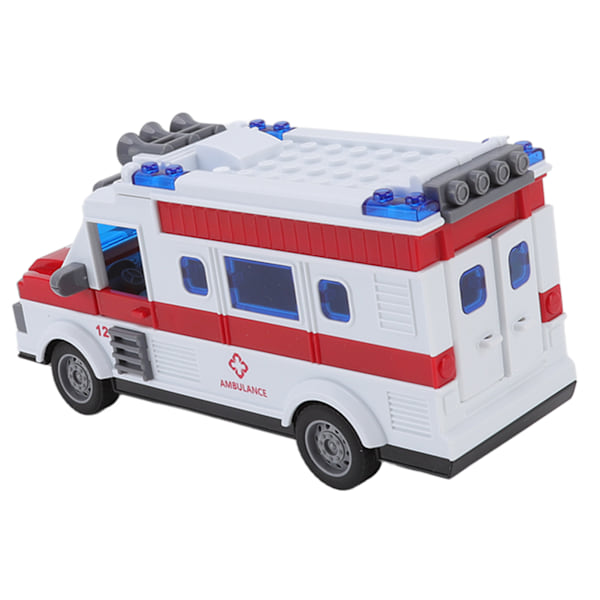 Fjärrkontroll Ambulans Barnleksaker Fyrvägs med lampor Fjärrkontroll Ambulans Pojke Simuleringsmodell Leksaksbil