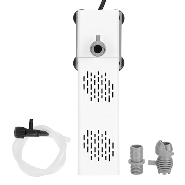 ZYN61 Inbyggt Fish Tank Filter Dränkbart Tyst Aquarium Filter Vattenpumplåda (EU-kontakt 220V)