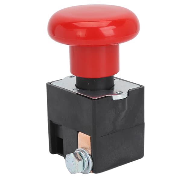 Emergency Button Switch DC80V Reliable Emergency Stop Switch Replacement for Albright Electric Stacker Forklift Pallet Car 125A