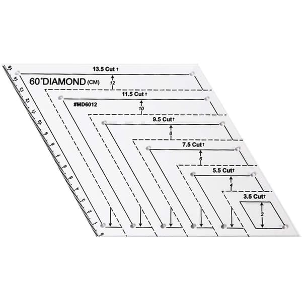 4 pcs/set Sewing Ruler Acrylic Handmade Quilt Templates Stencil Ruler Triangles Hexago Patchwork Rulers DIY Sewing Tools