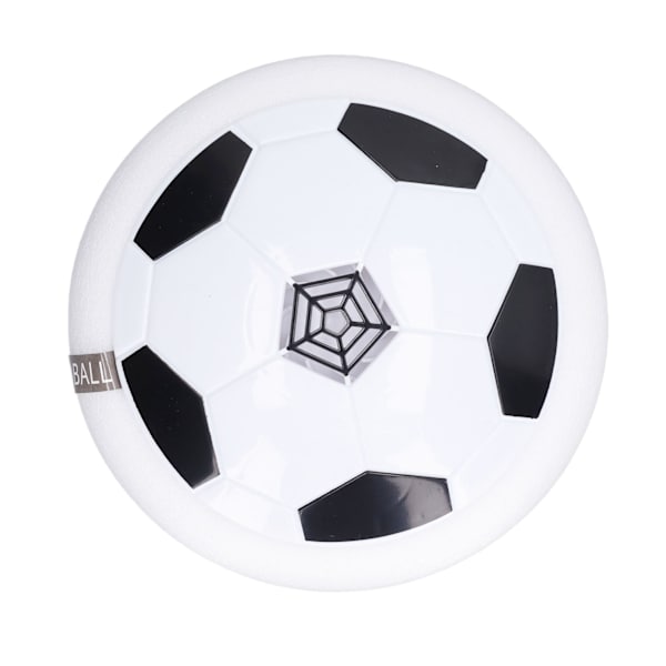 LED Hover Fodbold Interaktiv Batteridrevet Flydende Fodbold Legetøj med LED-lys Blød Skum Bumper Hvid