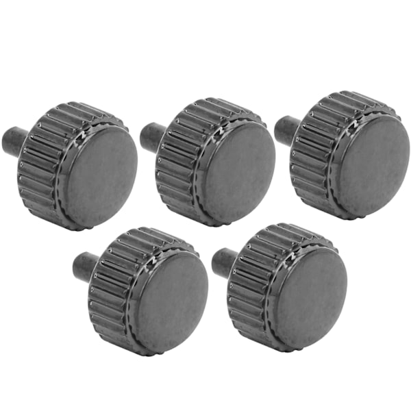 5 st Watch Crown Kit Långt rör Stort hål Slitstark Watch Crown reservdelar för professionell reparatör 5,5 mm