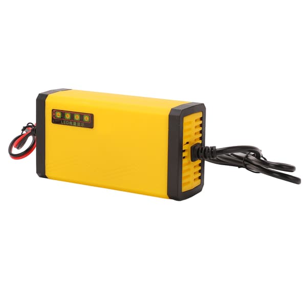12V Smart Batterilader LCD-skjerm Multifunksjonell Bilbatterilader EU-kontakt 220V
