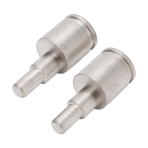 2 stk. Amp Input Reducer Adapter 0 Gauge til 4 Gauge Høj Effekt Messing Nikkelbelagt til Bil