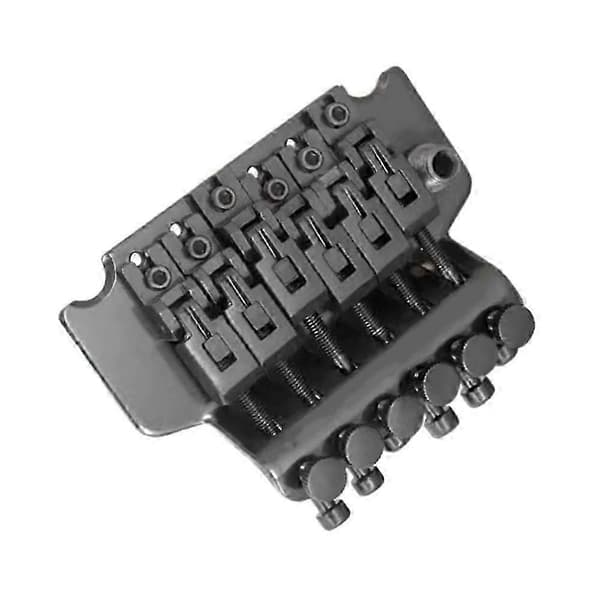 Elgitarr Dubbelvibratorbrygga Vibratosystem Gitarr Dubbelvibratorbrygga Strängplatta Black
