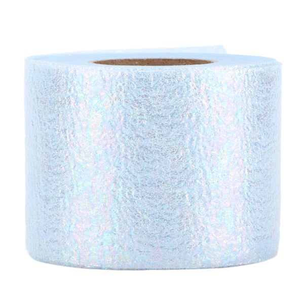 Glittertyllrullar Glänsande Utseende Enkel Användning Tillräcklig Kvantitet Fyra Färger Nätväv Tyll för DIY Dekor Ljusblå