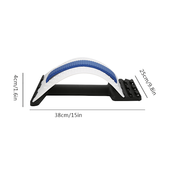 Spine Corrector Midja Ländkota Stretching Traction Massager Avlasta stöd Träningsutrustning