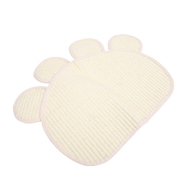 Sisal Cat Scratch Pad Naturlig Söt Form Slipning Klo Möbelskydd Kattgolv Skrapdyna för katter Kattungar