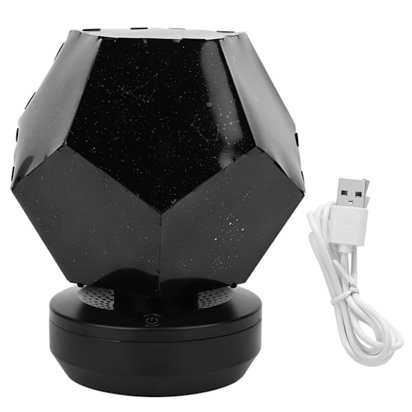 Innovativ stjernehimmel projektionslampe USB-drevet natlampe til hjemmet Blåt lys
