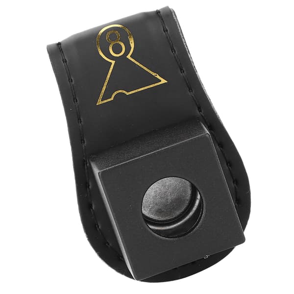 Magnetisk Billardkridtholder med Bælteklips Bærbar Fix Cue Chalk Bag
