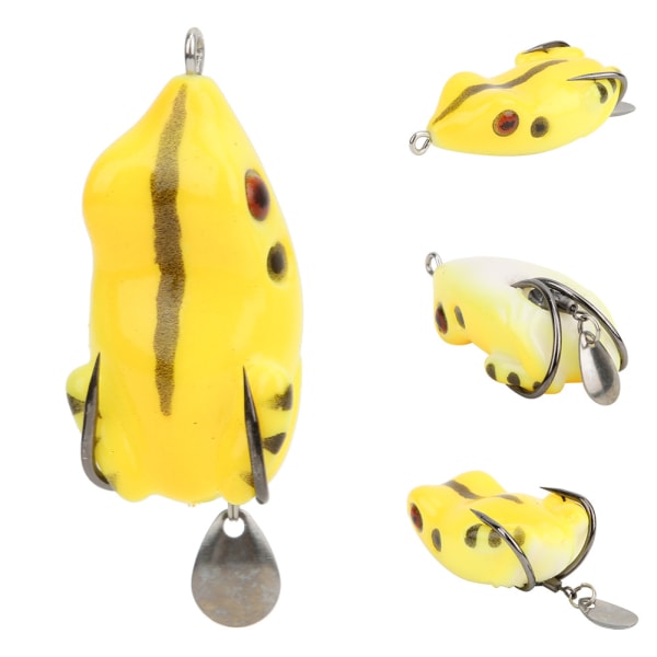 2 stk 5,5 cm/11g Farverige Paljetter Kunstig Frø Fiske Lokke Hårde Lokker med Krog Fiskeudstyr Tilbehør5#