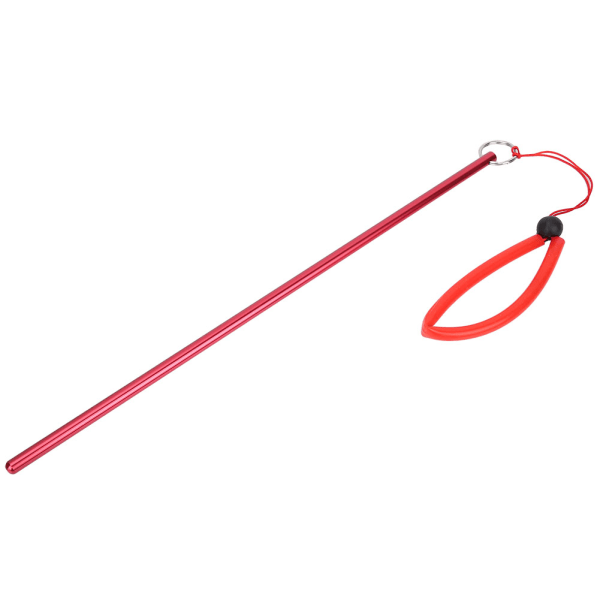 Scuba Diving Tickle Pointer Stick i aluminiumlegering med mål & rem (rød)