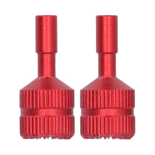 2 st RC-joystickar i aluminiumlegering, avtagbara, tumreglage för Mini3 Pro Röd
