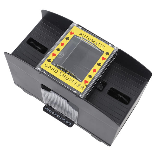 Automatisk kortblander for 4 kortstokker Batteridrevet rask kortblander for hjemmefester
