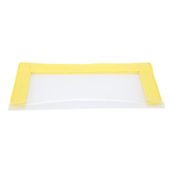 Fiskekrokbeskytter Slitesterk Oppbevaringsveske for Agnet Gjennomsiktig Nylon Lure Protection Wrap for FishermanYellow L