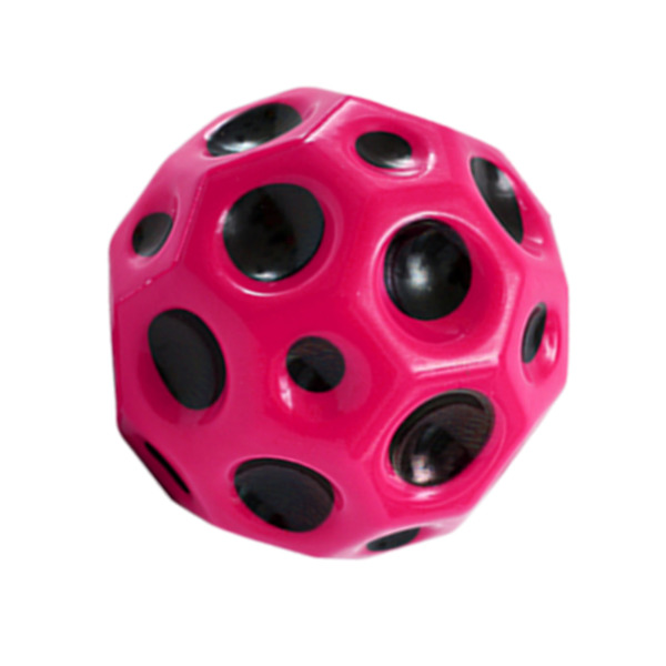 Elastisk studsande rymdboll Förälder Barn Interaktiv Hand Ögonkoordination Sportträning Studsande skumboll 66 mm magenta