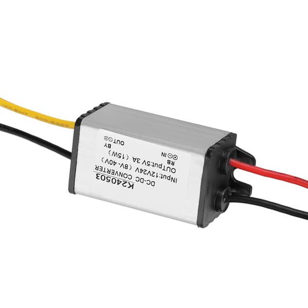 DC-DC 12V/24V til 5V 3A Buck Converter Step Down Strømforsyningsmodul