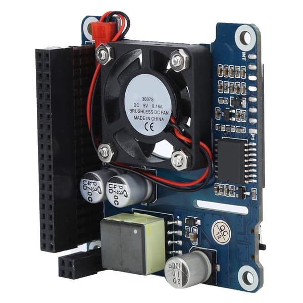 Raspberry Pi 4b 3b utvidelseskort med PoE Power Over Ethernet og kjøleventilator