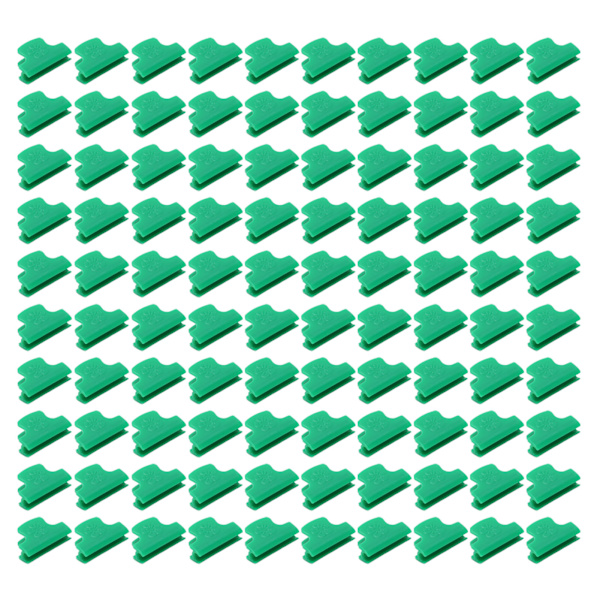 100 stk 6 mm plastclips til drivhusfolie Rørklemmer Drivhusdækning Tilbehør til fastgørelse