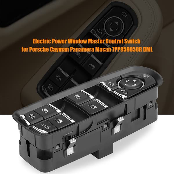 Front Left Power Window Master Switch for Porsche Cayman Panamera Macan 7PP959858R DML